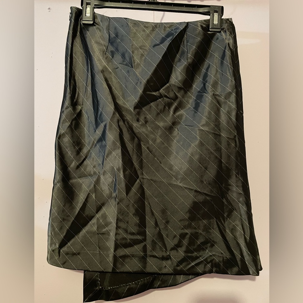 RK STRIPED SATINY SKIRT - Picture 2 of 4